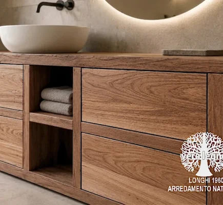 mobile bagno legn a terra cm 200 mobile bagno legn a terra cm 200
